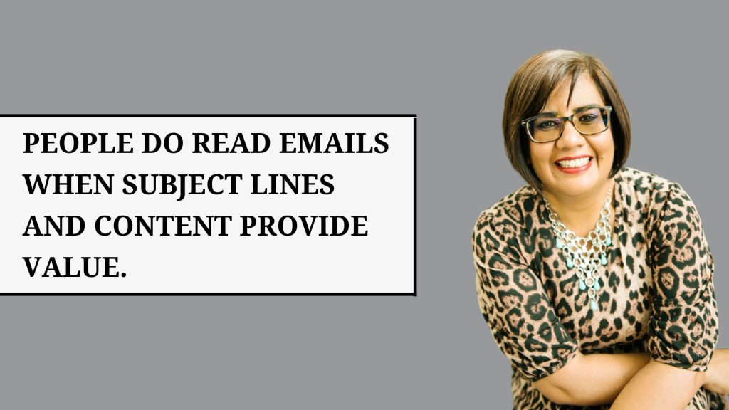 People do read emails when subject lines and content provide value.