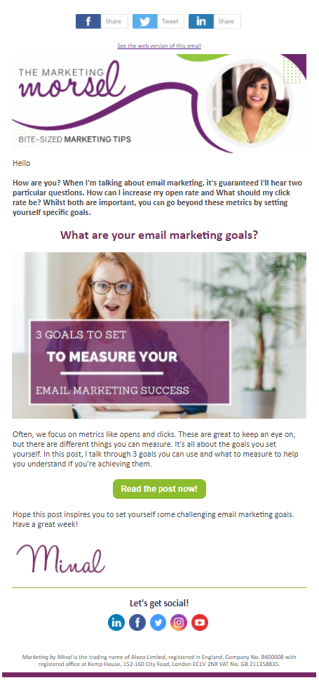 How to create an email marketing template